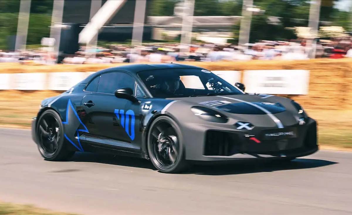 Alpine A110 Future Festival Goodwood