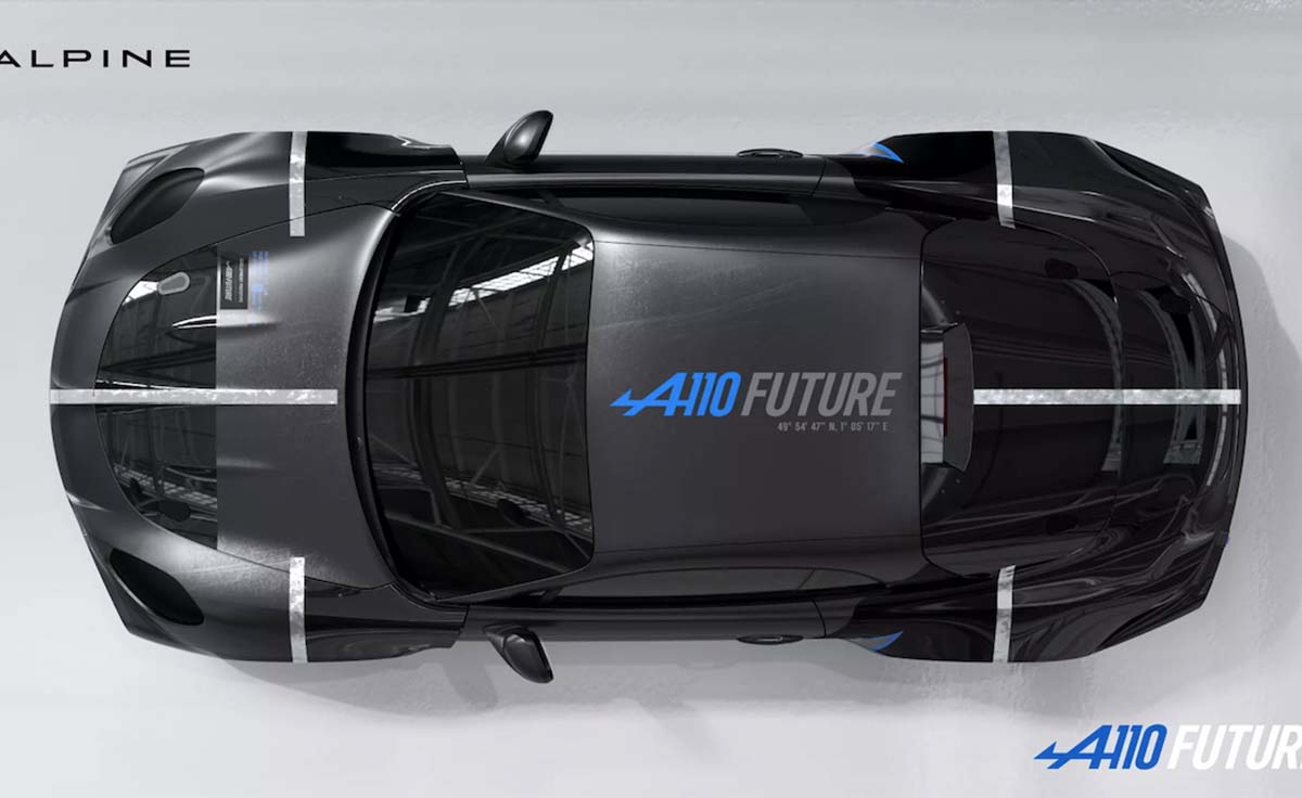 Alpine A110 Future Festival Goodwood