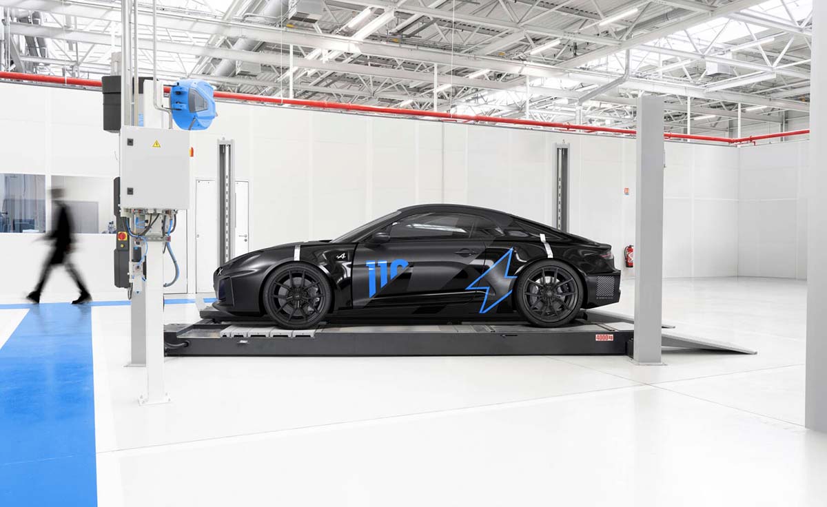 Alpine A110 Future Festival Goodwood