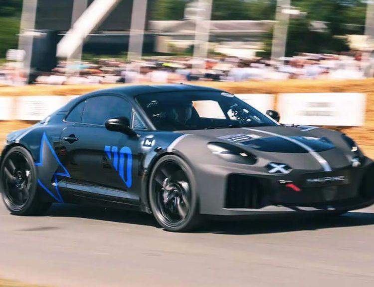 Alpine A110 Future Festival Goodwood
