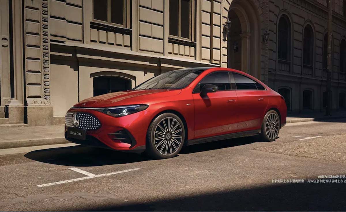 Mercedes CLA L eléctrico sale de China