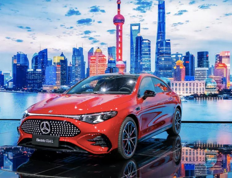 Mercedes CLA L eléctrico sale de China