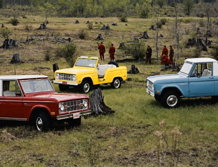 Ford Bronco clásico estilos de carrocería