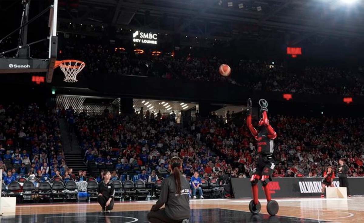 Robot Toyota CUE7 baloncesto