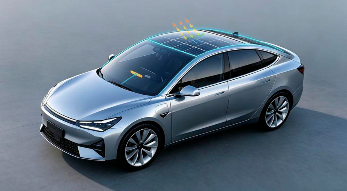 Techo solar carros eléctricos