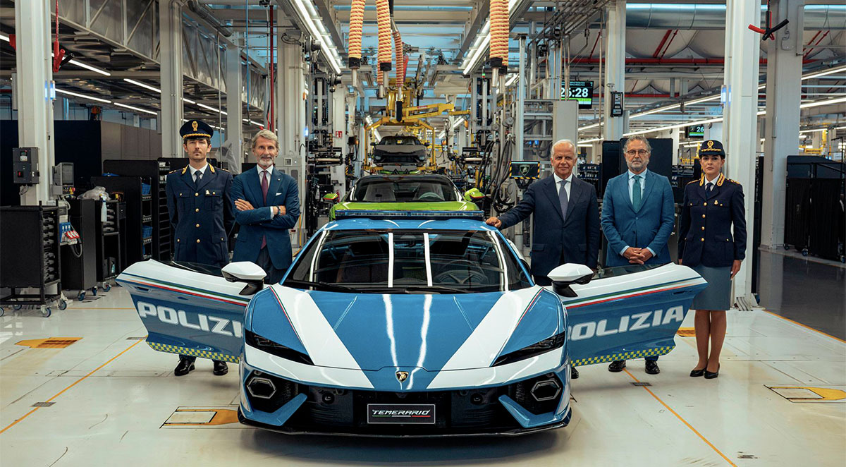 Lamborghini Temerario Policía Italia