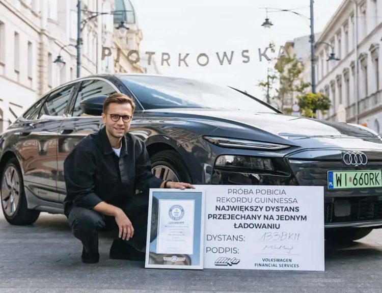 Audi A6 Sportback e-tron récord Guinness