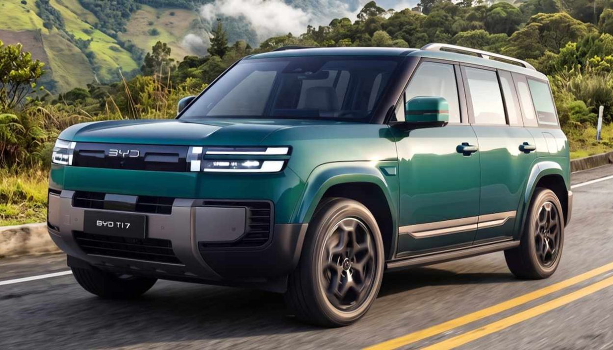 BYD Ti7, camioneta 4x4 híbrida enchufable