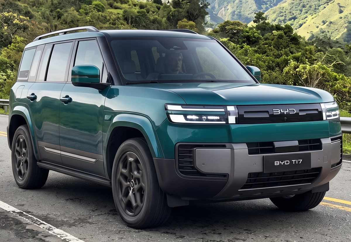 BYD Ti7, camioneta 4x4 híbrida enchufable