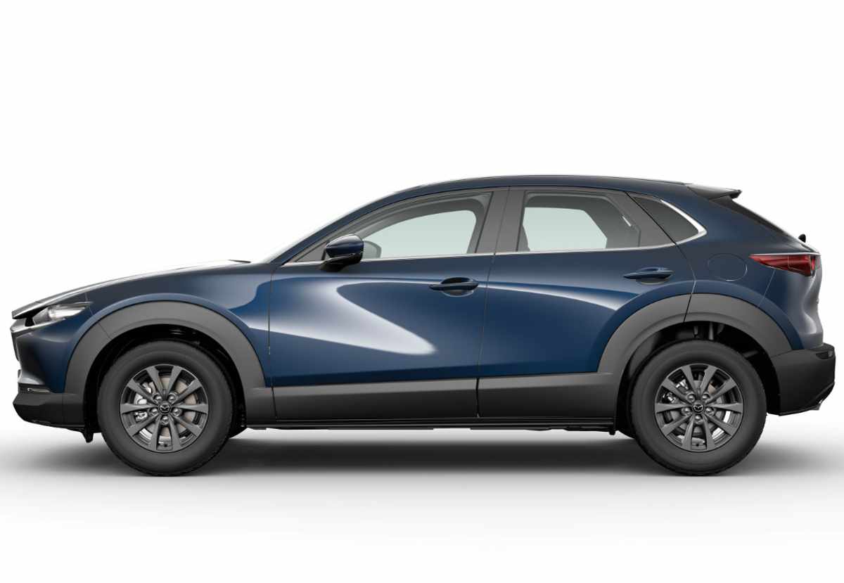 Mazda CX-30 S, azul metálico